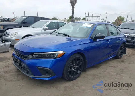 2022 Honda Civic Sport z USA, uszkodzony, nr VIN 2HGFE2F51NH526040